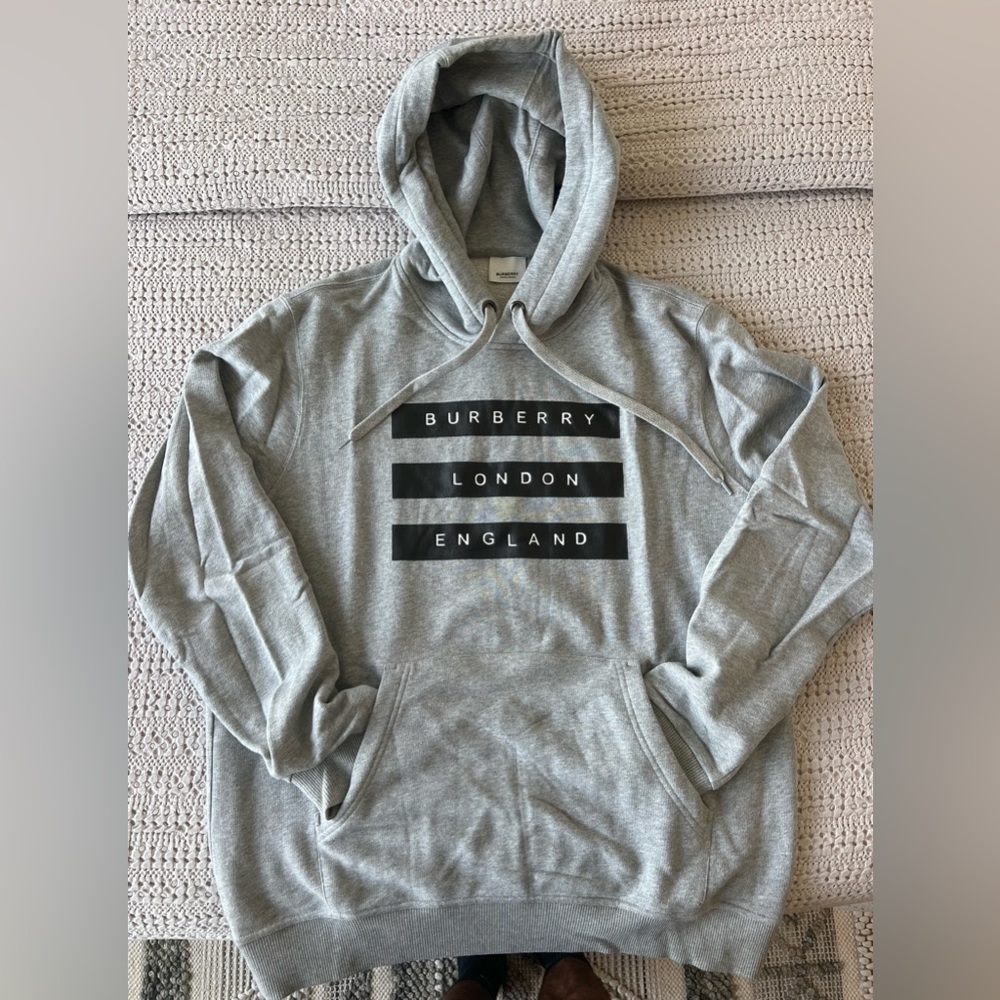 Men’s Burberry London England Hooded Swearshirt